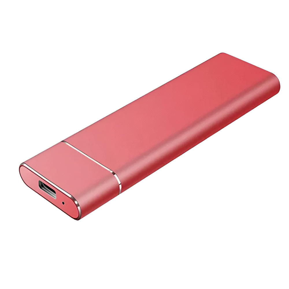 External Hard Drive Aluminum Portable Storage Device