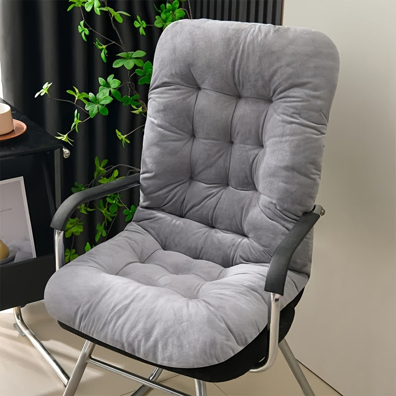 High-Back Chair Cushion | Thickened Soft Seat Pad with Back Support
