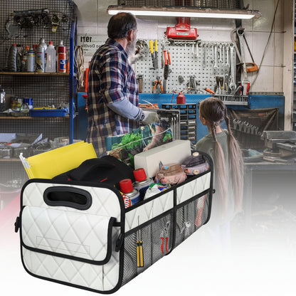 Car Trunk Organizer Foldable Waterproof Storage Box Large Capacity