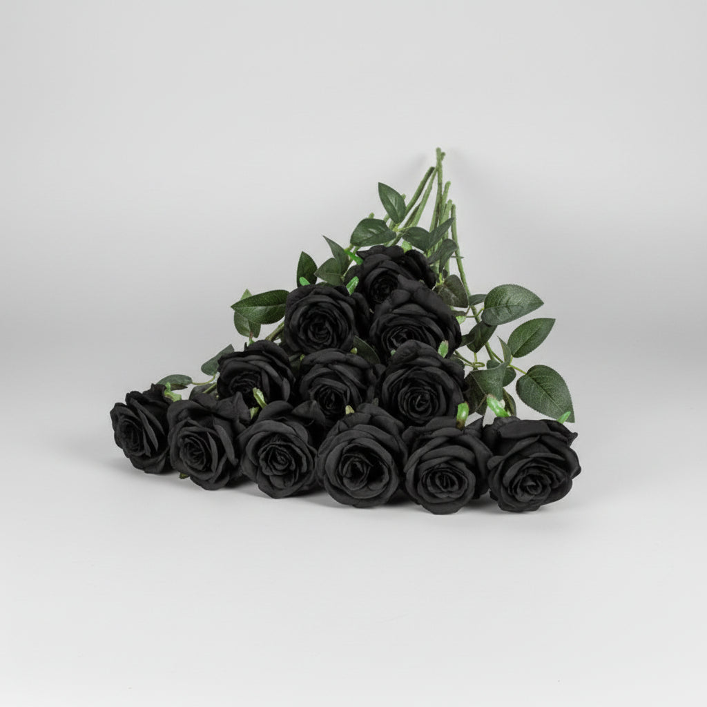 Buchet de flori artificiale pentru Ziua Mamei, trandafiri roșii decorativi
