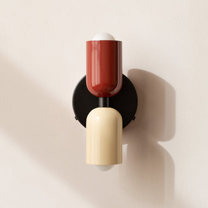 Lampă de perete colorată pentru noptieră | Lumină de perete Nordic Macaron