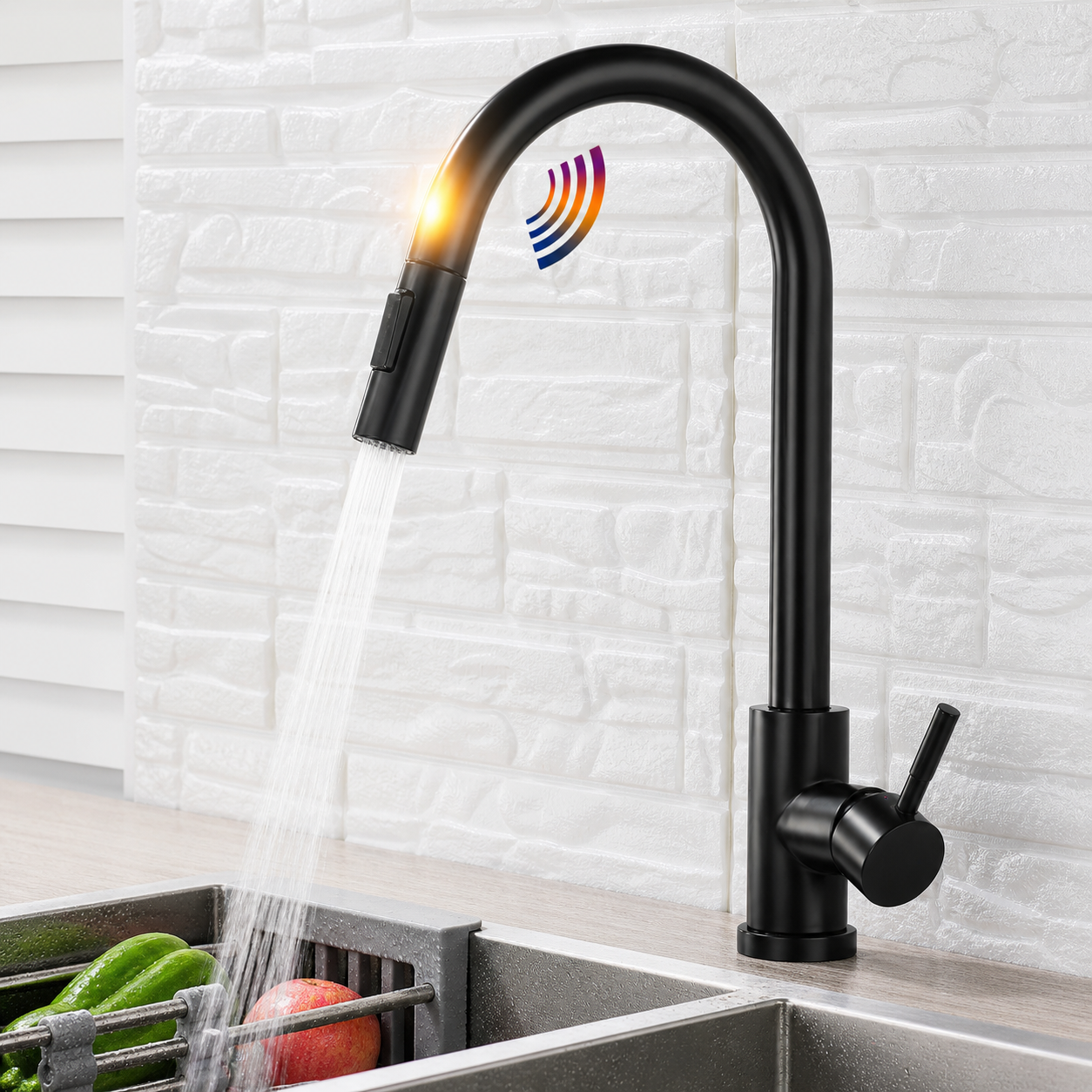 Rubinetto Cucina Estraibile Doccetta Miscelatore Lavello