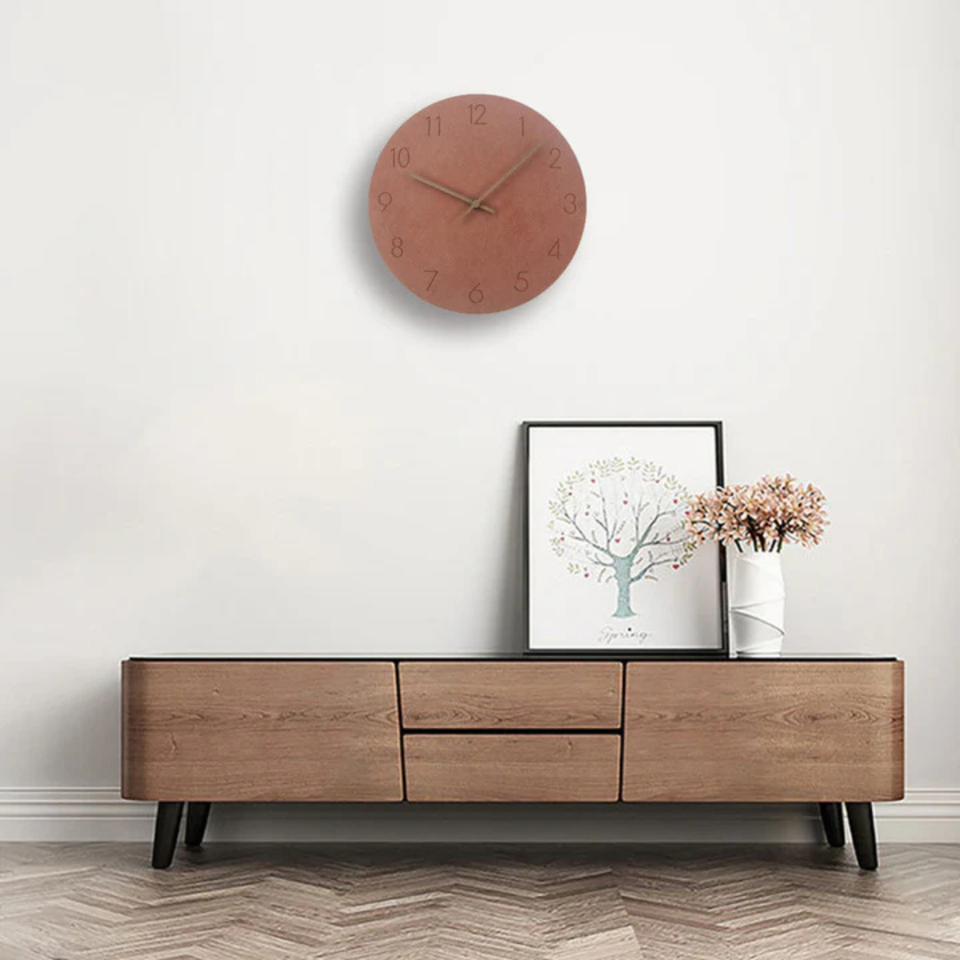 Nork Minimalist Wall Clock | Contemporary Wood Design
