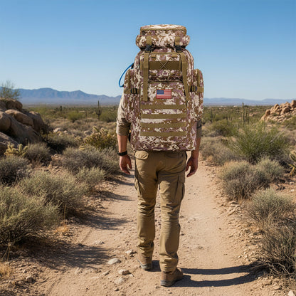 Rucksack Herren Grosses Volumen Outdoor Trekking Backpack