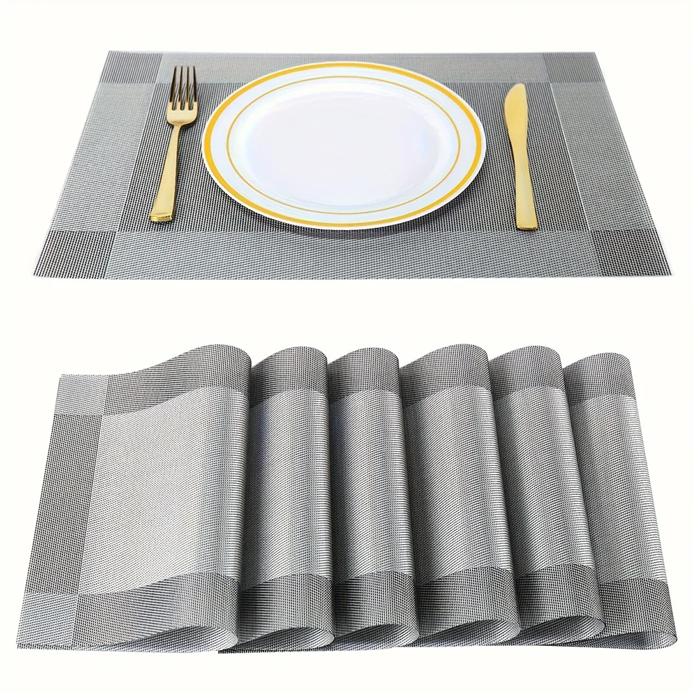 PlaciMat | Heat-Resistant PVC Placemats | Washable & Non-Slip Table Mats