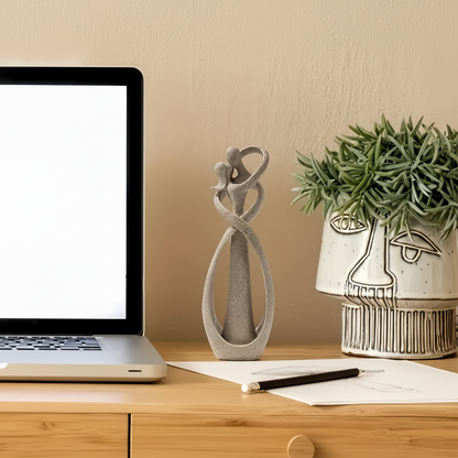 Abstract Sculpture Modern Resin Couple Figurine Home Decor