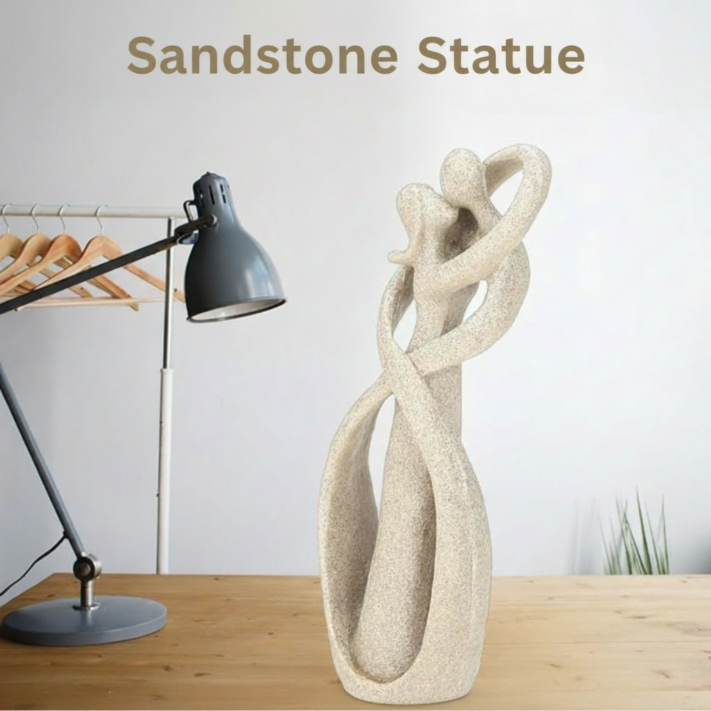 Abstract Sculpture Modern Resin Couple Figurine Home Decor