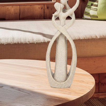 Abstract Sculpture Modern Resin Couple Figurine Home Decor