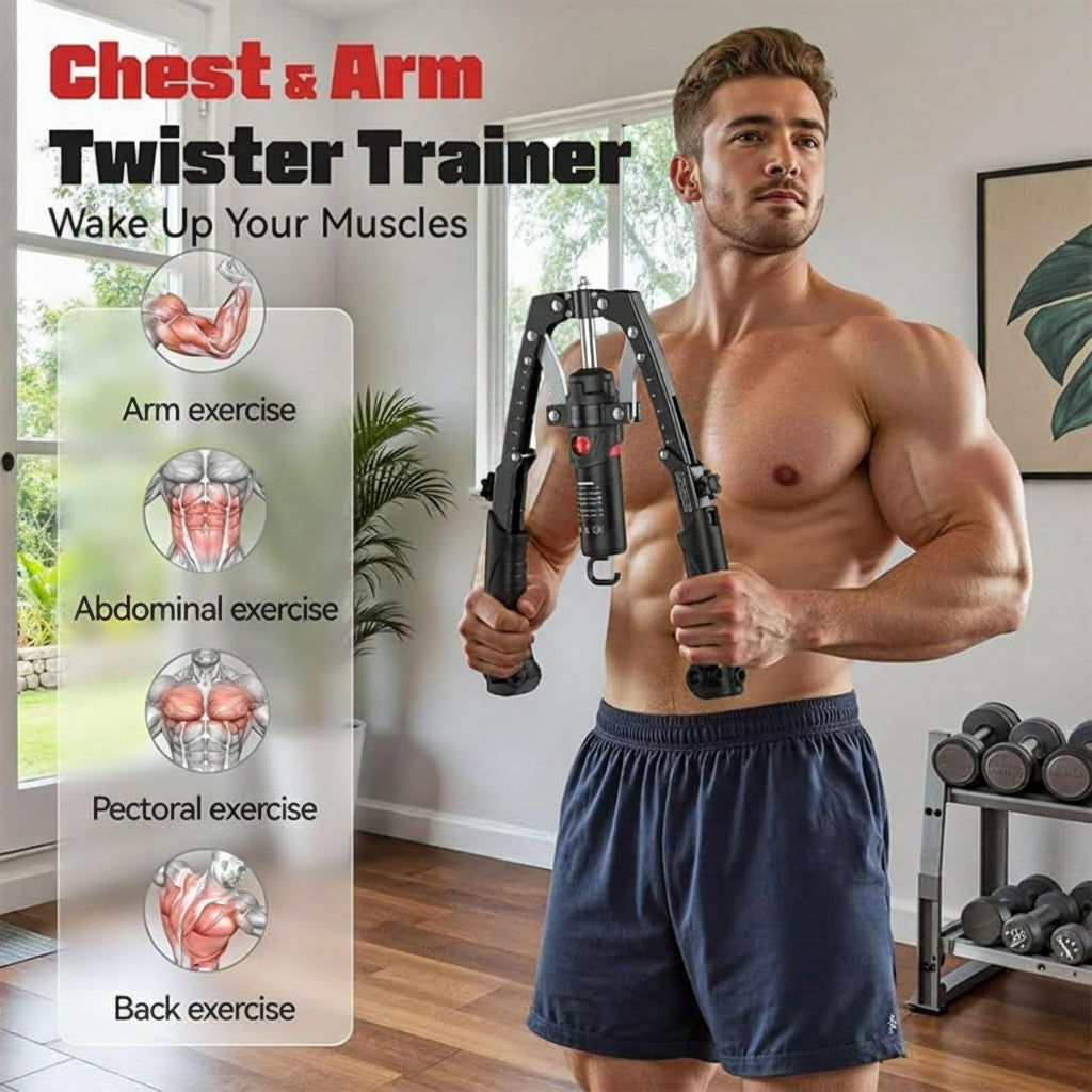 Arm Exerciser Twister Strength Training Machine Digital Counter