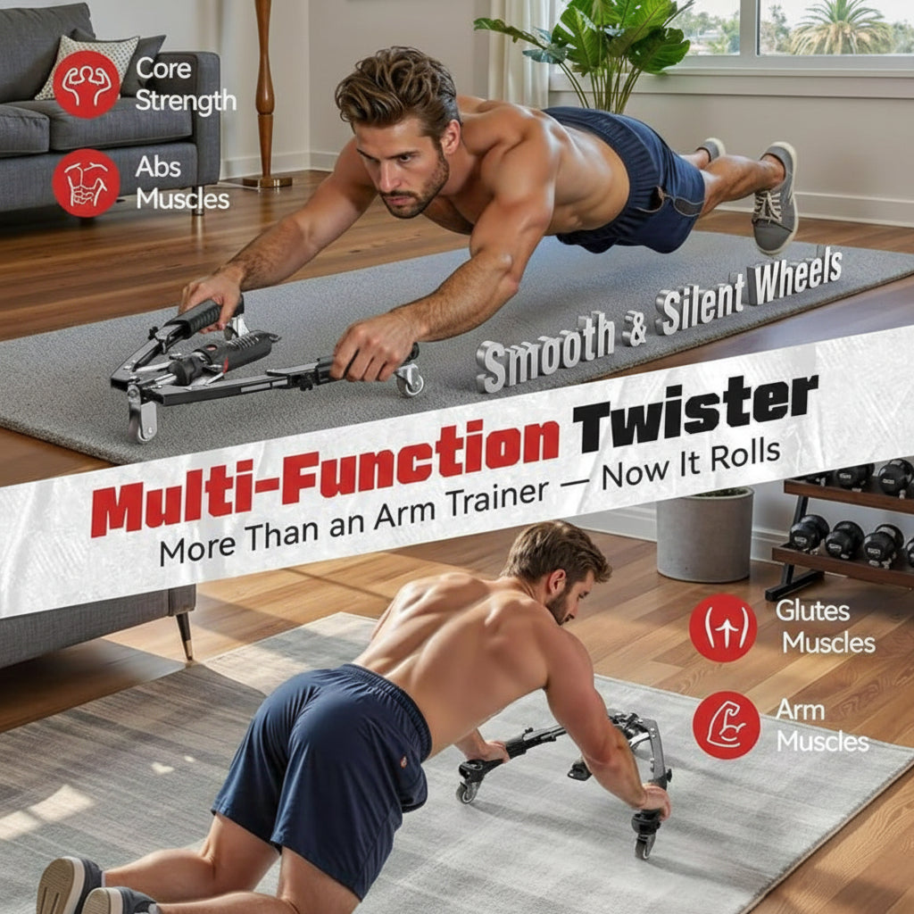 Arm Exerciser Twister Strength Training Machine Digital Counter