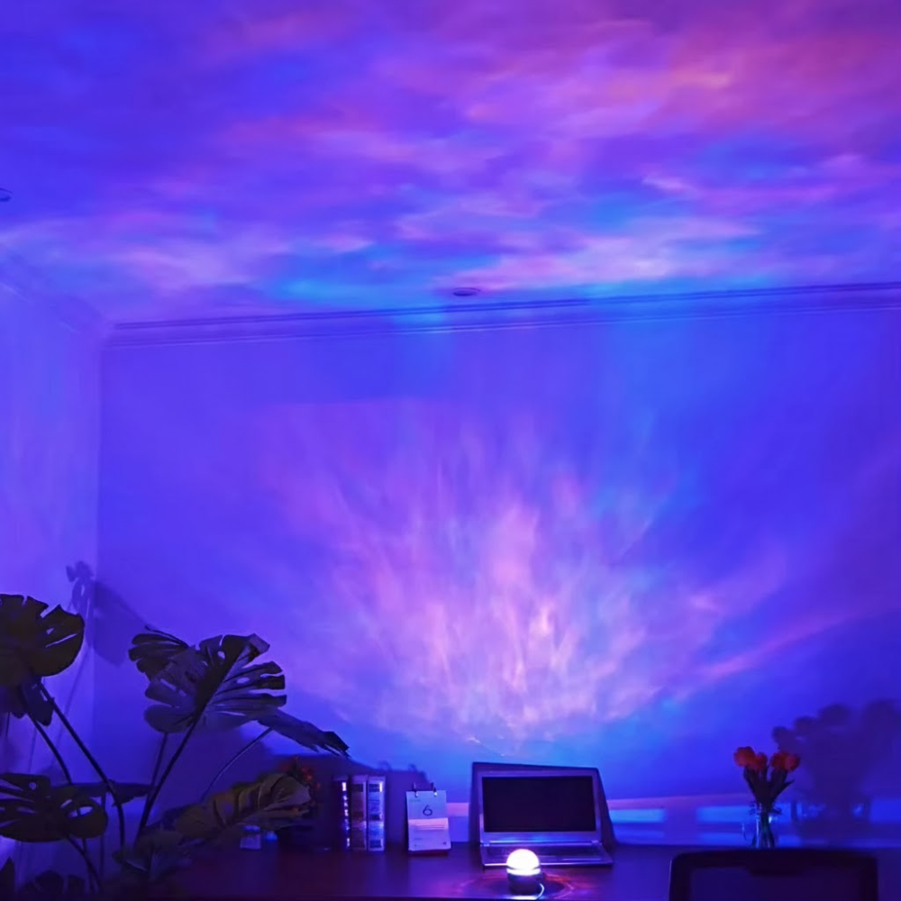 Galaxy Projector LED Light Aurora Effect Bedroom Atmosphere