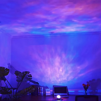 Galaxy Projector LED Light Aurora Effect Bedroom Atmosphere