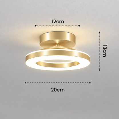 Acrylic Round LED Ceiling Light | Modern Hallway & Entrance Fixture