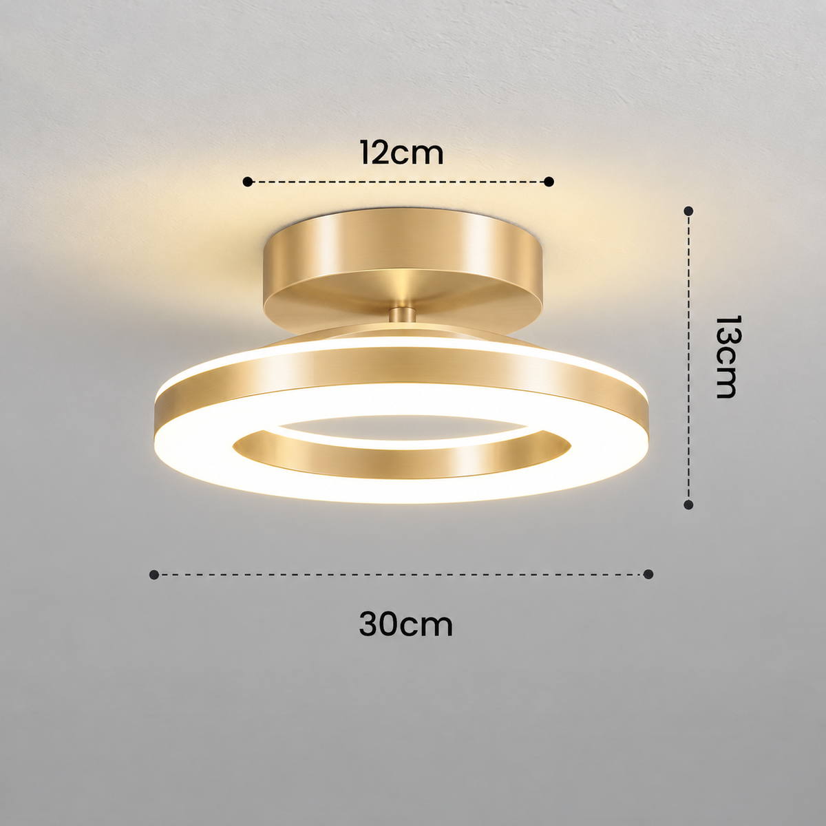 Acrylic Round LED Ceiling Light | Modern Hallway & Entrance Fixture