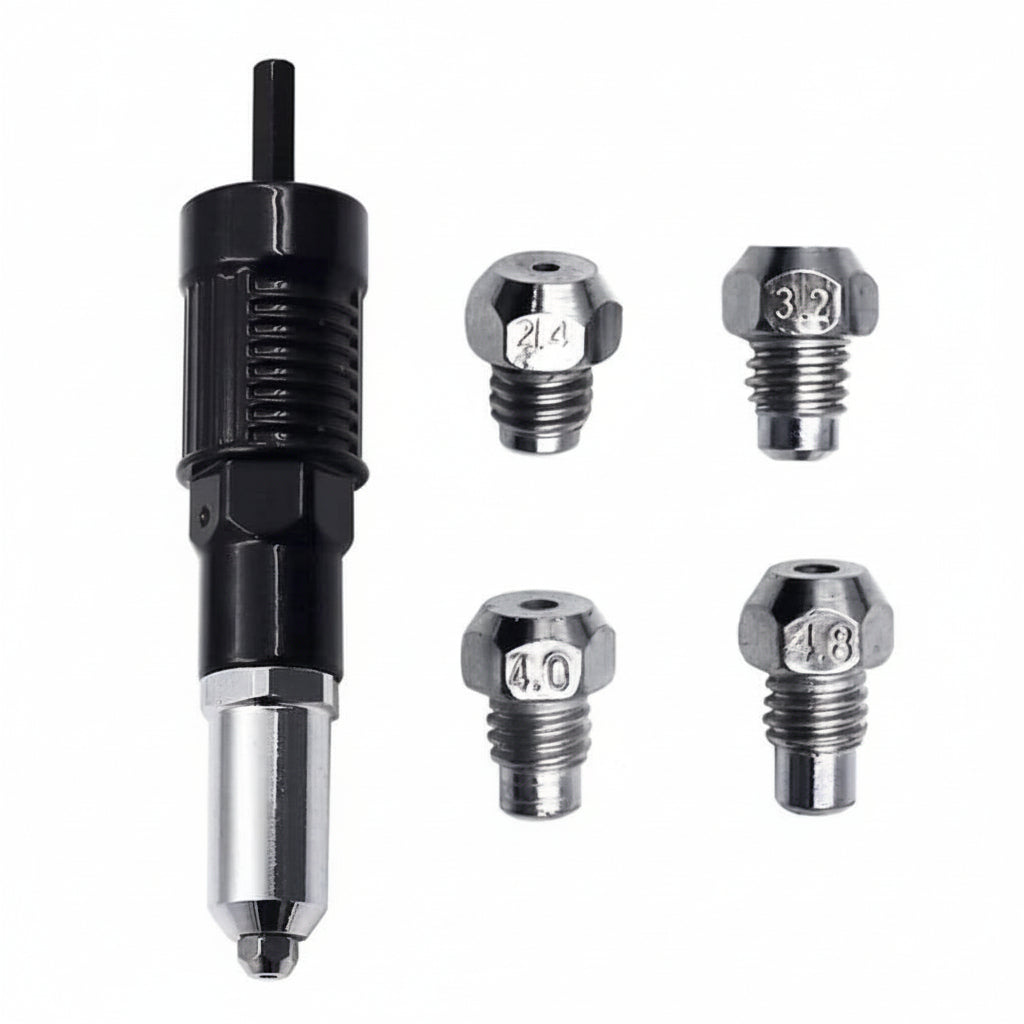 Rivettatrice Trapano Adattatore Kit Ugelli Intercambiabili
