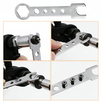 Rivettatrice Trapano Adattatore Kit Ugelli Intercambiabili