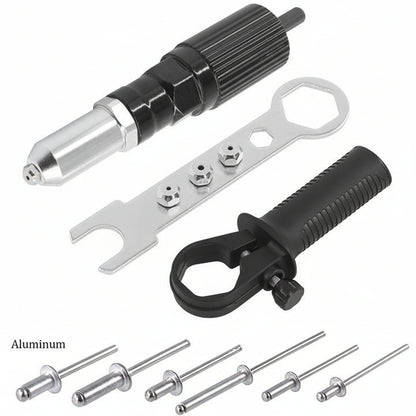Rivettatrice Trapano Adattatore Kit Ugelli Intercambiabili