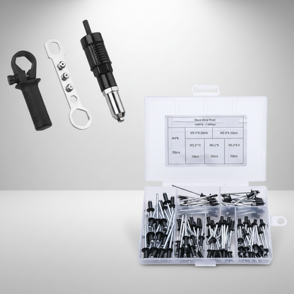 Rivettatrice Trapano Adattatore Kit Ugelli Intercambiabili