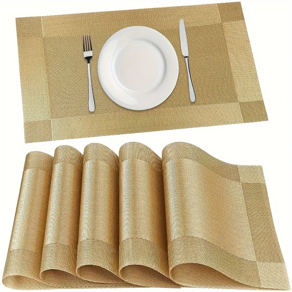PlaciMat | Heat-Resistant PVC Placemats | Washable & Non-Slip Table Mats