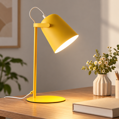 Lampă de birou cu unghi reglabil, lumină blândă și design colorat