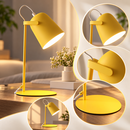 Lampă de birou cu unghi reglabil, lumină blândă și design colorat