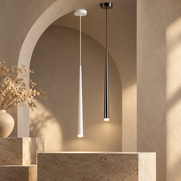 Højdejusterbar pendellampe med energieffektivt LED-design