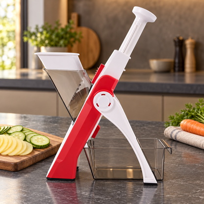 Affettaverdure regolabile con spessore regolabile, utensile da cucina sicuro