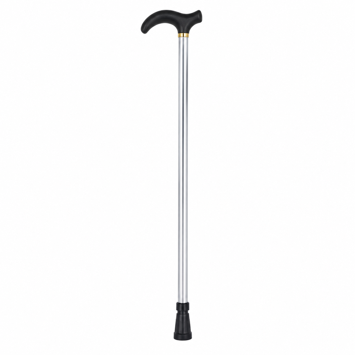 Altura ajustable, empuñadura, plegable y estable para bastón