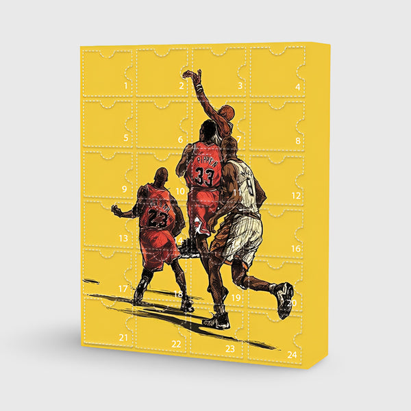 Adventskalender Basketball Sammelfiguren-Spielset