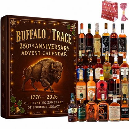 Advent Calendar Whiskey Bourbon Countdown Gift Ornaments