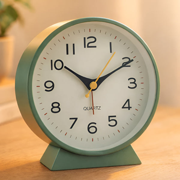 Wecker Silent Quartz Vintage Tischuhr