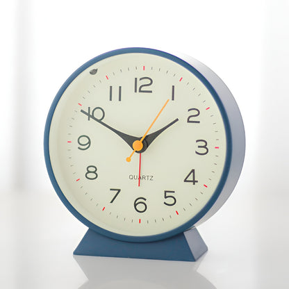 Alarm Clock Silent Quartz Vintage Table Clock