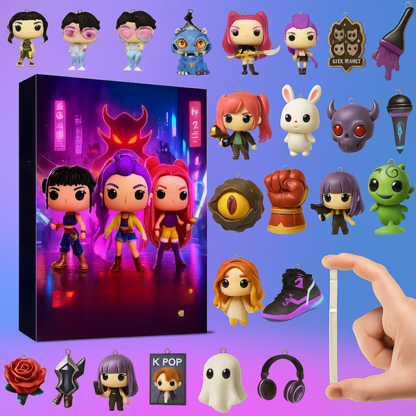 Anime Advent Calendar 24 Unique Collectible Figures Gift Box 0