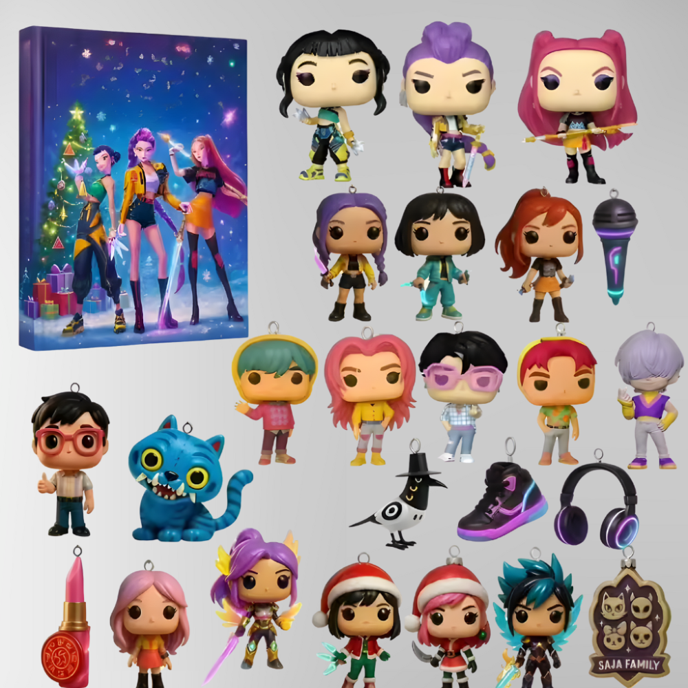 Anime Advent Calendar 24 Unique Collectible Figures Gift Box 1