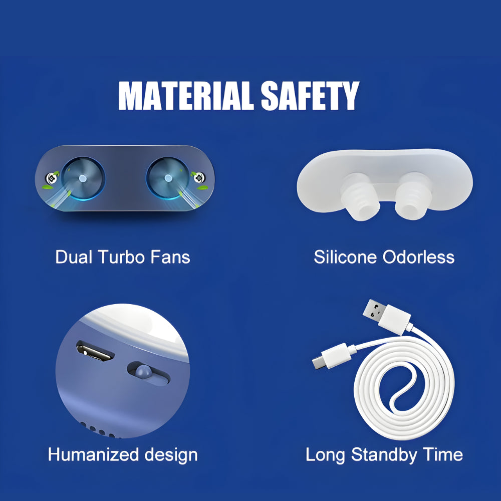 Anti Snoring Device Nasal Sleep Aid Silicone Breathing Support