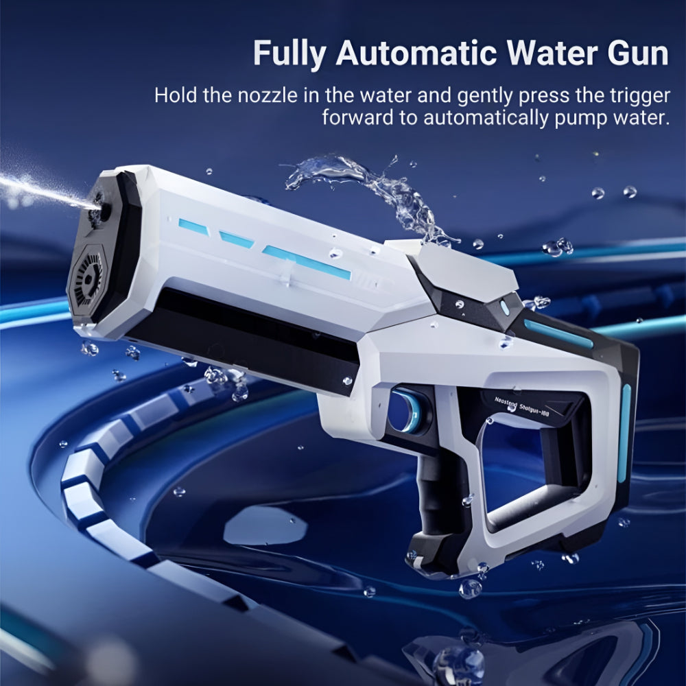 Pistola de Agua Automática Tanque Grande Exterior Salpicadura de Munición