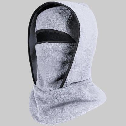 Cagulă de schi din fleece termic, rezistentă la vânt, pentru față, de iarnă