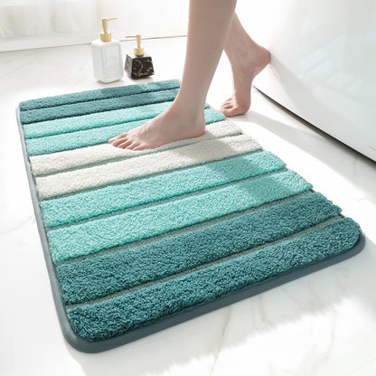 Covoraș de baie antiderapant din microfibră absorbant pentru podea de baie
