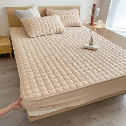 Copri Materasso Impermeabile Traspirante Tessuto Morbido Copertura per Letto