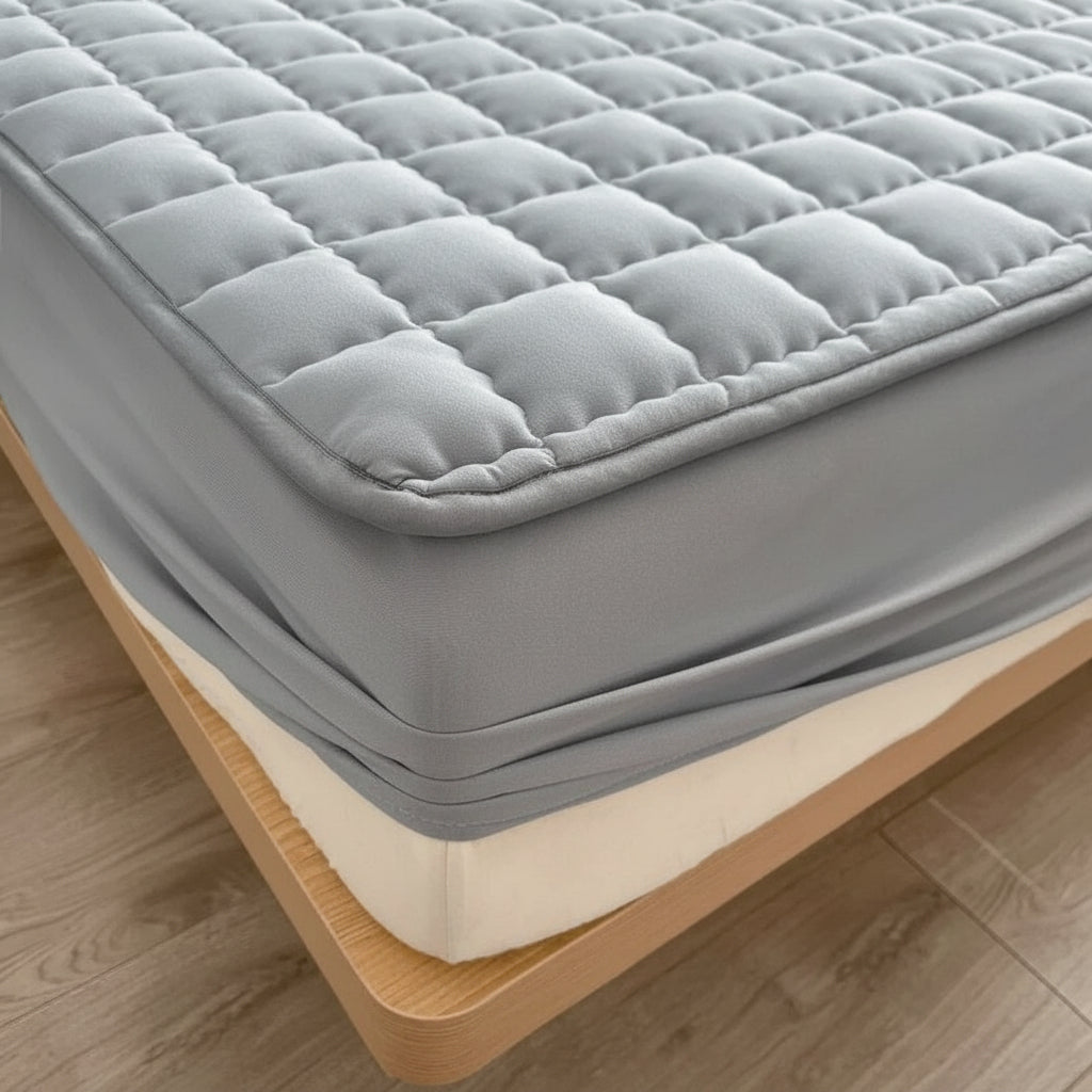 Copri Materasso Impermeabile Traspirante Tessuto Morbido Copertura per Letto