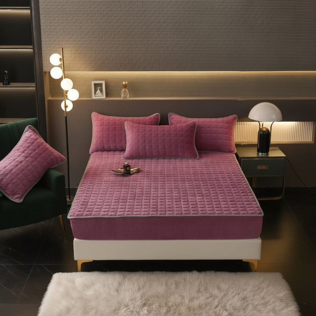 סדינים למיטה סדין אלסטי רך ונושם לכיסוי מזרן