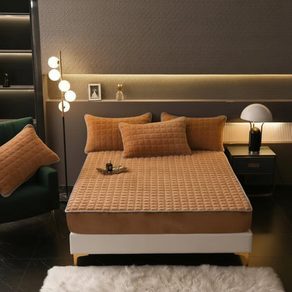 סדינים למיטה סדין אלסטי רך ונושם לכיסוי מזרן