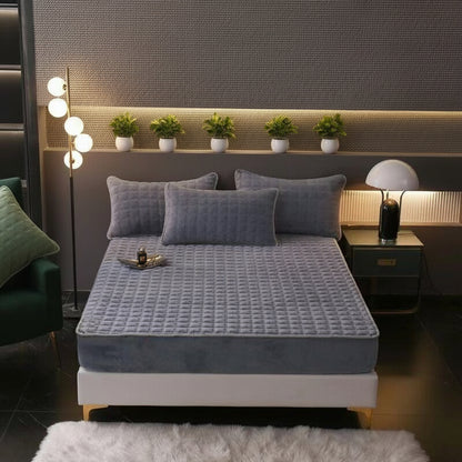 סדינים למיטה סדין אלסטי רך ונושם לכיסוי מזרן