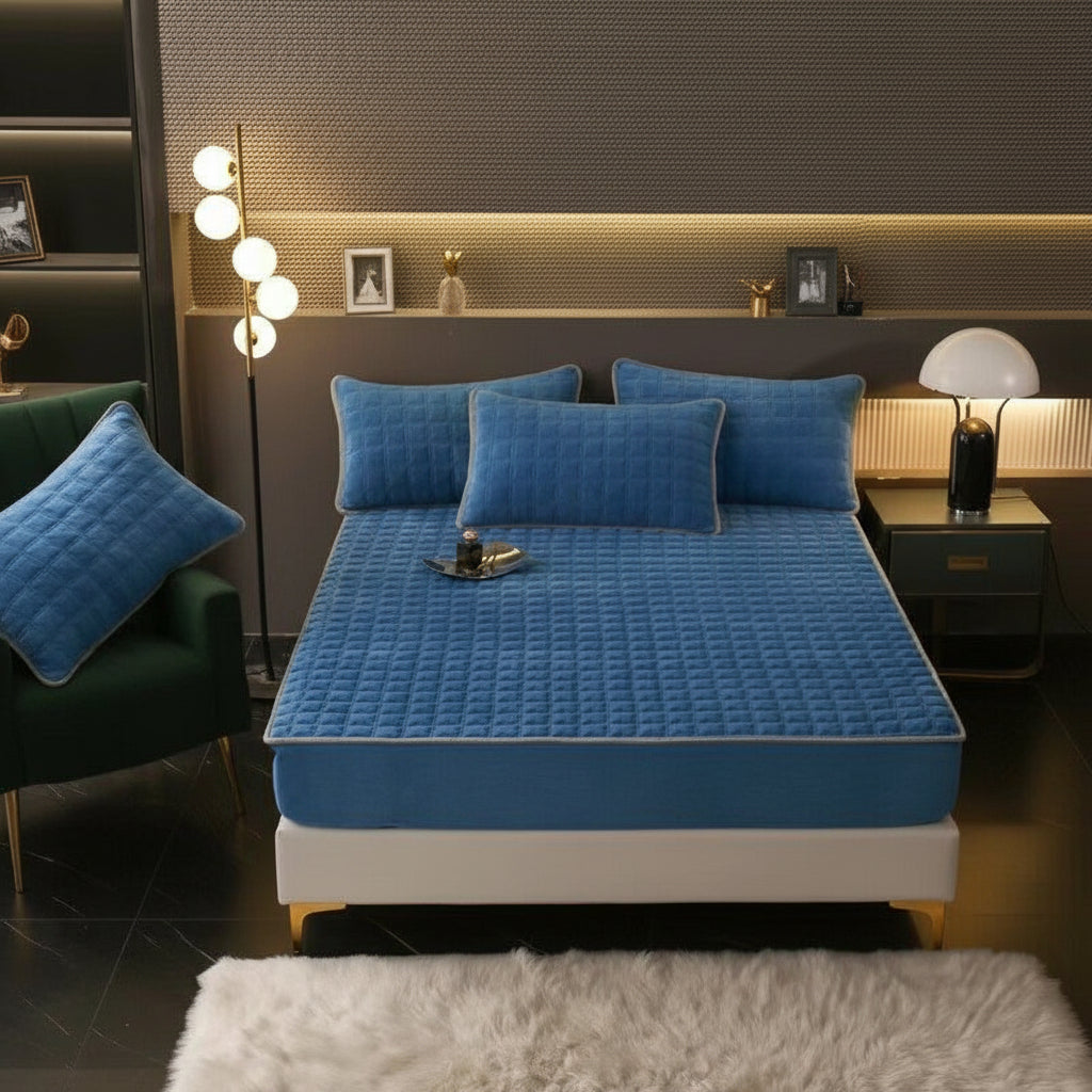 סדינים למיטה סדין אלסטי רך ונושם לכיסוי מזרן