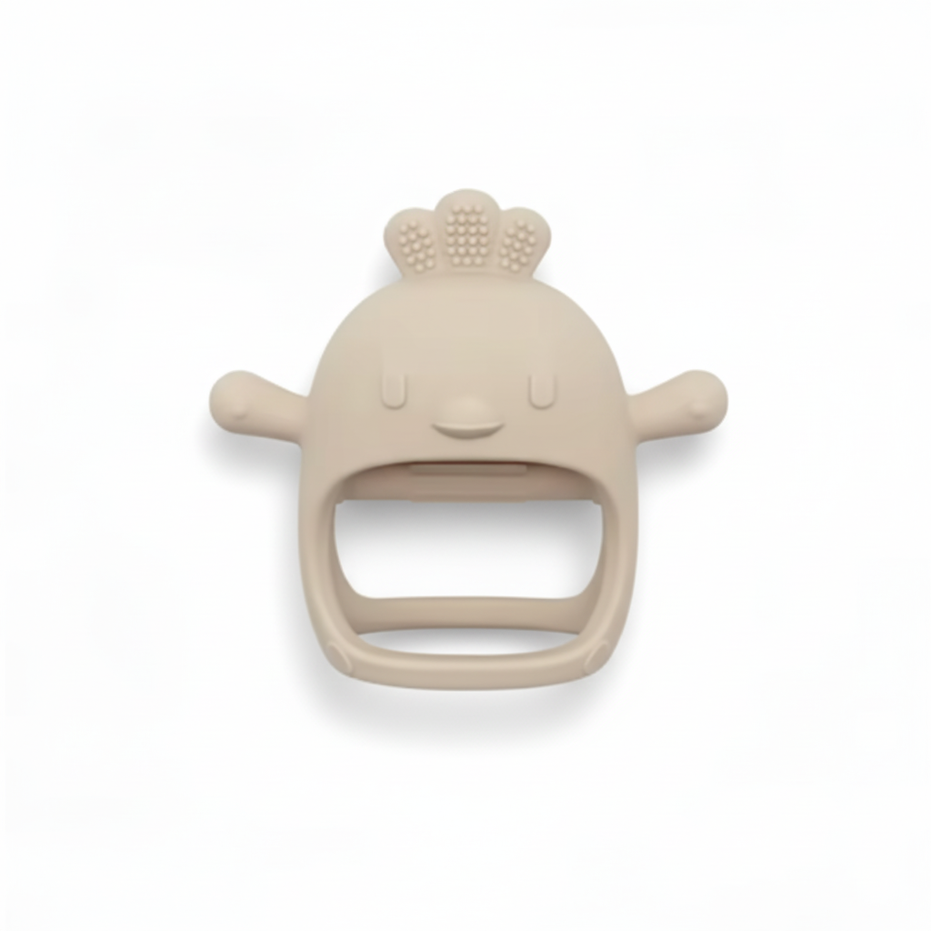 Baby Teething Mitten Silicone Chew Glove Soothing Sore Gums