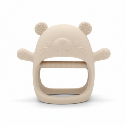 Baby Teething Mitten Silicone Chew Glove Soothing Sore Gums