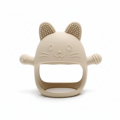 Baby Teething Mitten Silicone Chew Glove Soothing Sore Gums