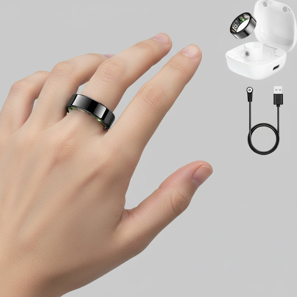 Smart Ring Fitness Tracker Sleep Health Monitor
