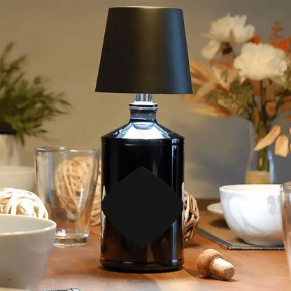 Flaske Bordlampe LED Dekorativ Natlys Skrivebord Stemningslampe