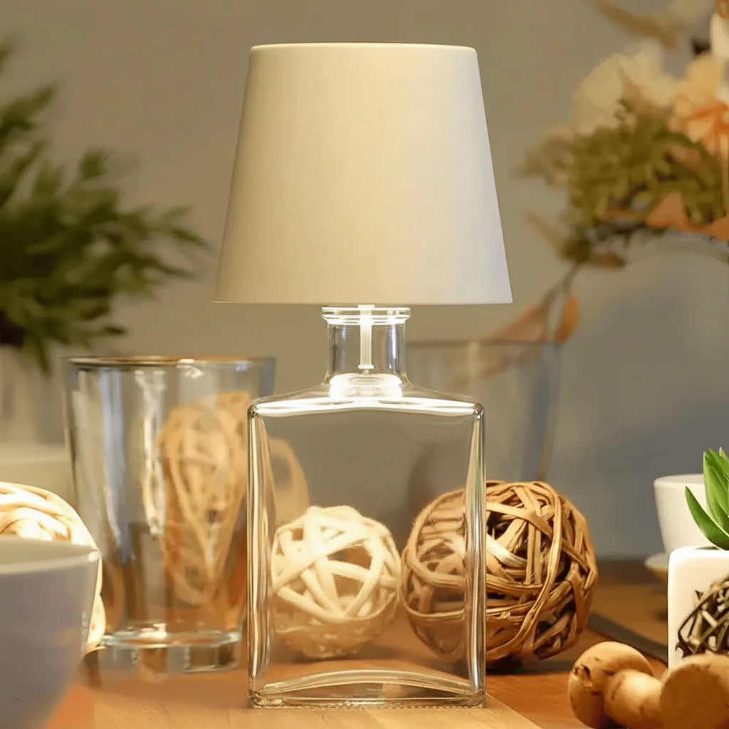 Flaske Bordlampe LED Dekorativ Natlys Skrivebord Stemningslampe